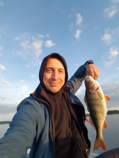 Eurasian perch, 1.1 kg — Elektrėnai reservoir