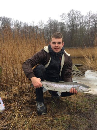 Atlantic salmon, 3.2 kg — Tryggevælde Å