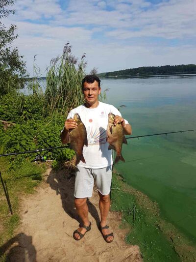 Carp bream ×2 — Kaunas reservoir