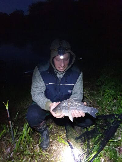 Prussian carp, 1.2 kg — Užvenčio