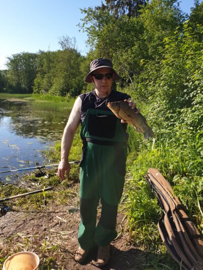 Prussian carp, 1.4 kg — Užvenčio