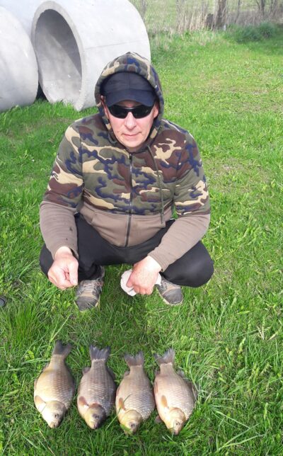 Prussian carp ×4 — Vėjinės