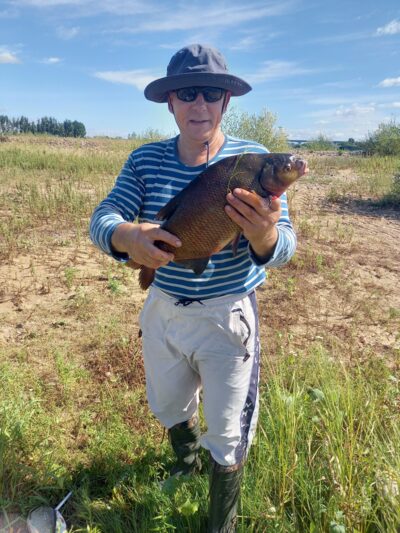Carp bream, 2.4 kg — Neman River