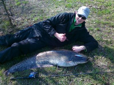 Wels catfish, 16.0 kg — Neman River