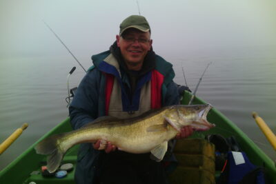 Pike perch, 6.2 kg — Zebrus ezers
