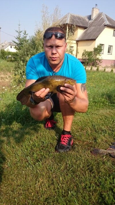 Tench, 0.8 kg — Smilgių