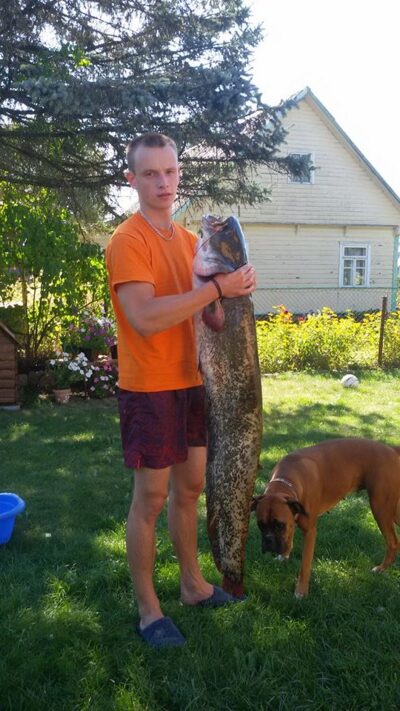 Wels catfish, 18.0 kg — Neman River