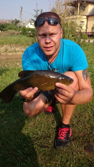 Tench, 1.1 kg — Smilgių