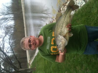 Largemouth Bass, 7.3 kg — Pond