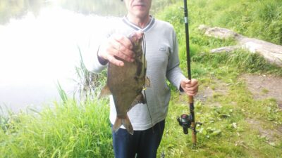 Carp bream, 1.1 kg — Neris River