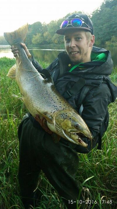 Atlantic salmon, 11.3 kg — Neris River