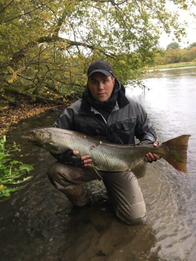 Atlantic salmon, 13.9 kg — Neris River