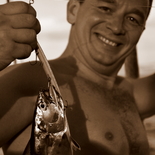 Fisherman mannev